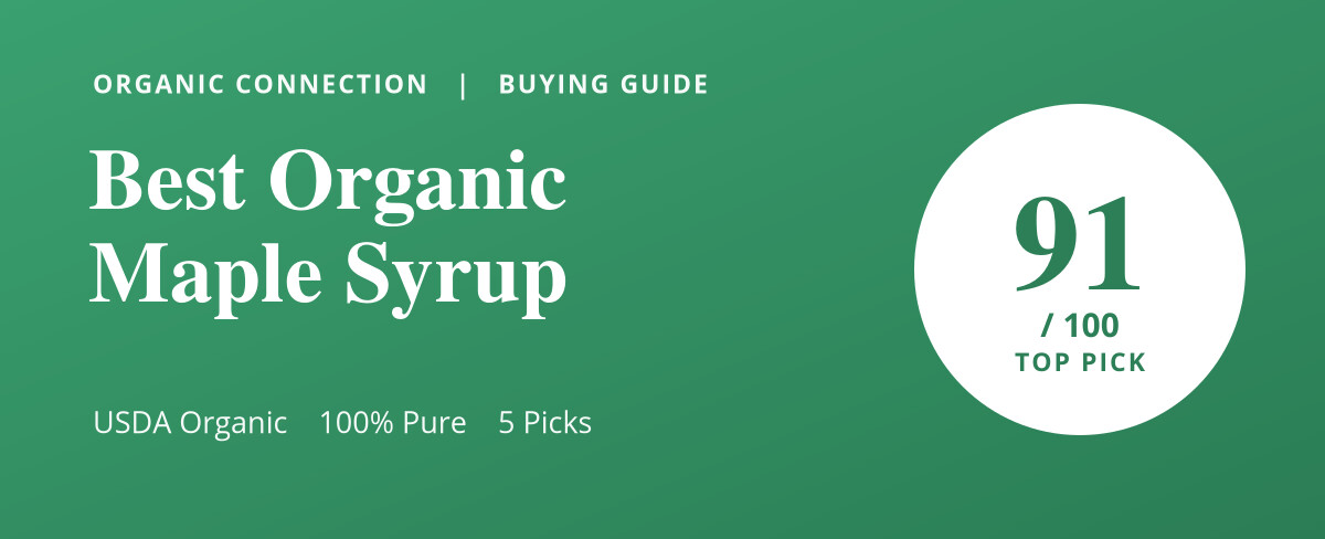 Organic maple syrup