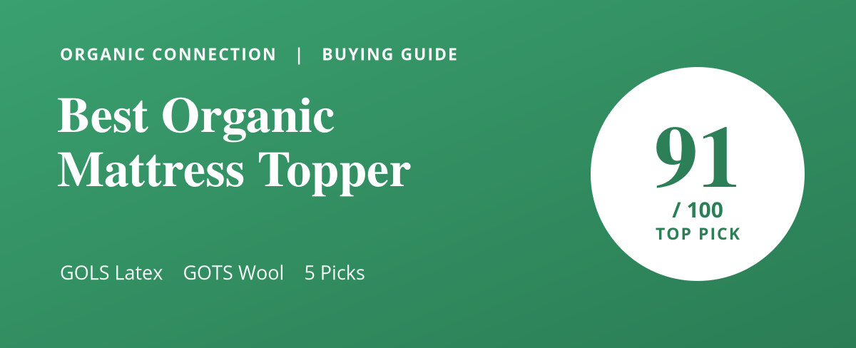 Organic mattress topper
