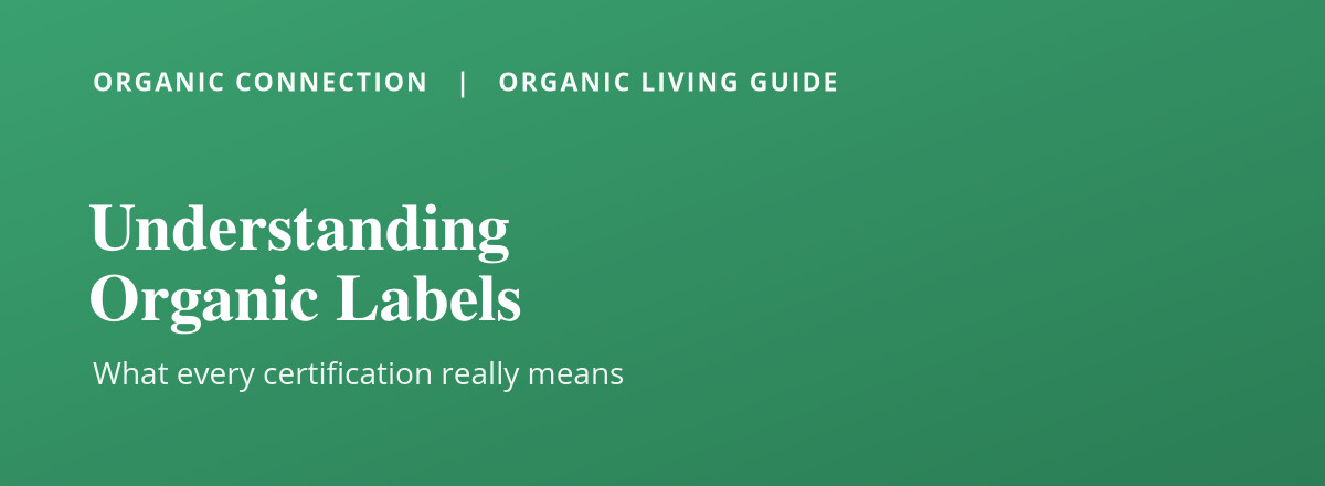 What "organic" really means