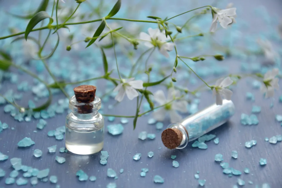 Natural body care with essential oils and botanicals