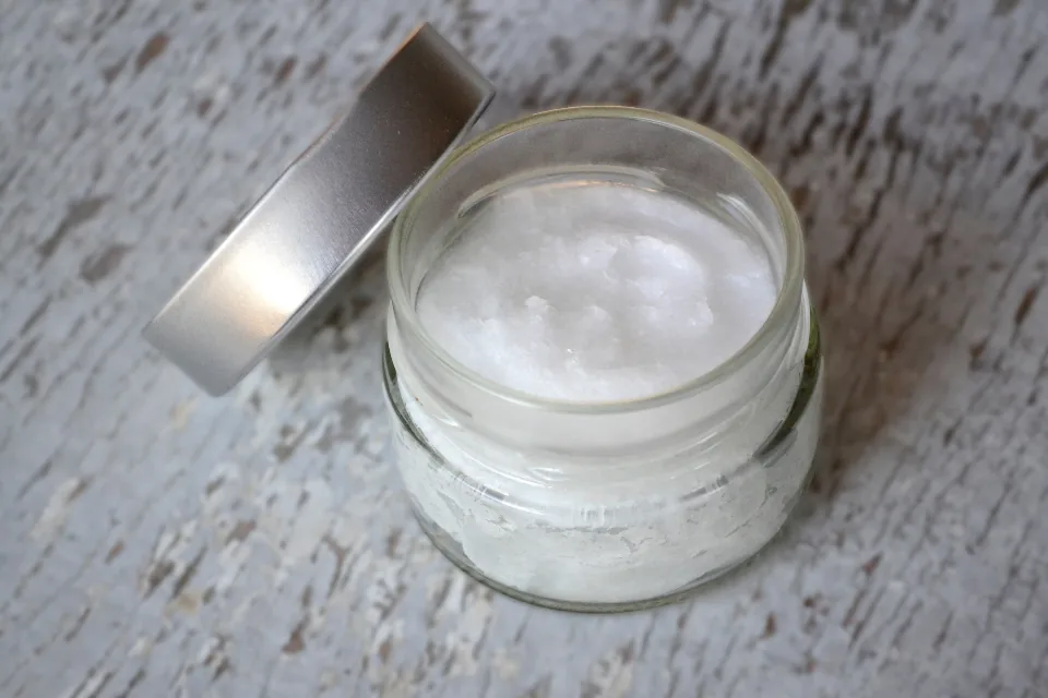 Organic virgin coconut oil and fresh coconut