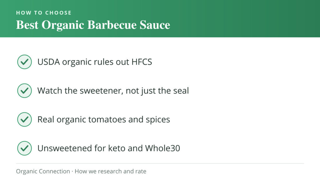 Best Organic Barbecue Sauce buying criteria