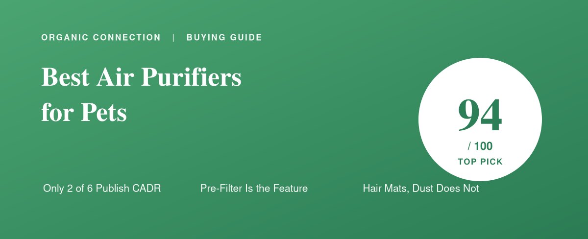HEPA air purifier for pet hair and dander
