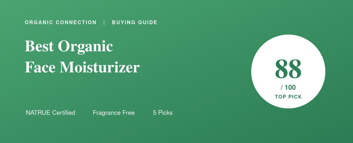 Organic face moisturiser