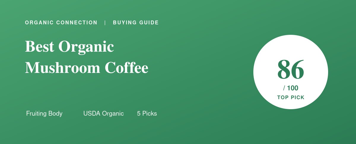 Organic mushroom coffee