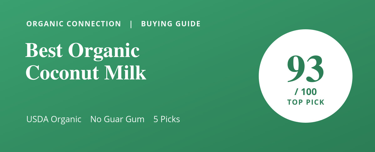 Organic coconut milk