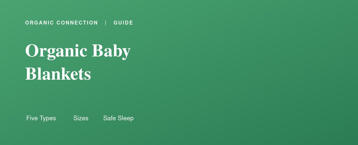 Organic cotton baby blanket
