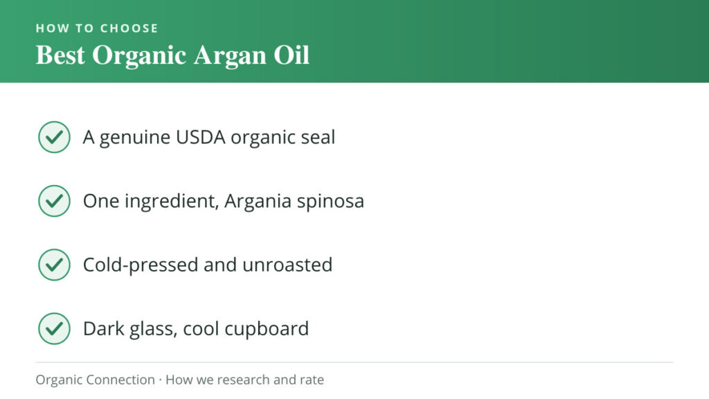 Best Organic Argan Oil buying criteria