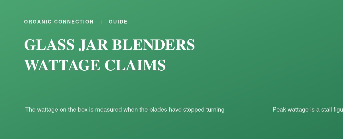 Blender with a glass jar and a stainless steel blade assembly